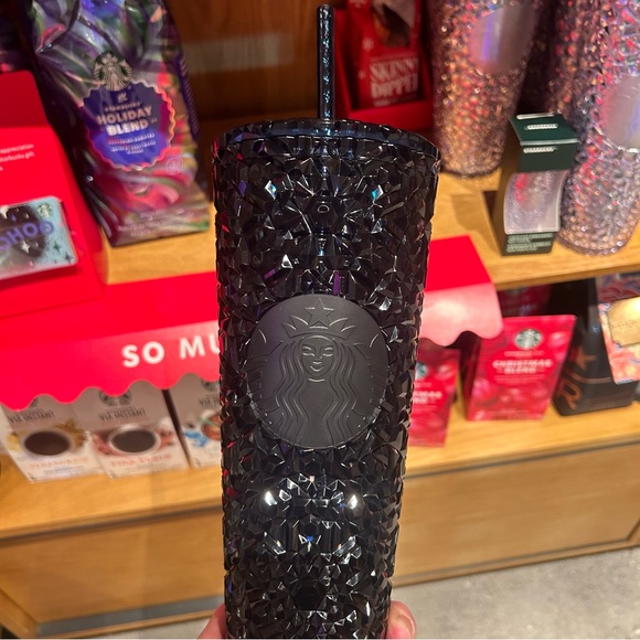 Starbucks Prism Navy Blue Gem Iridescent Cup Tumbler 24oz Venti Holiday 2024 NWT - Picture 11 of 12